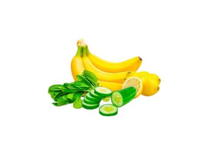 Combo of 4 - Spinach 500 g + Green Cucumber 500 g - 700 g + Lemon 6 pieces (150 g - 220 g) + Banana 3 pieces, 3 pieces + 6 pieces (150 - 220) g + (500 - 700) g + 500 g