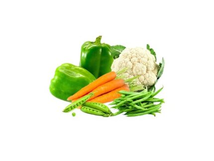 Combo of 5 - Green Peas  250 g + French Beans 250 g + Orange Carrot 200 - 250 g + Green Capsicum 250 - 280 g + Cauliflower 1 piece (400 - 600 g), 250 g + 250 g + (200 - 250) g + (250 - 280) g + 1 piece (400 - 600) g