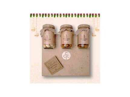 Conscious Food Dry Fruits Gift Pack (Almonds + Cashews + Raisins) 300 g - Pack of 2, 2 x 300 g