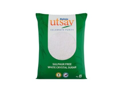 Dalmia Utsav White Crystal Sulphurless Sugar 5 kg, 5 kg