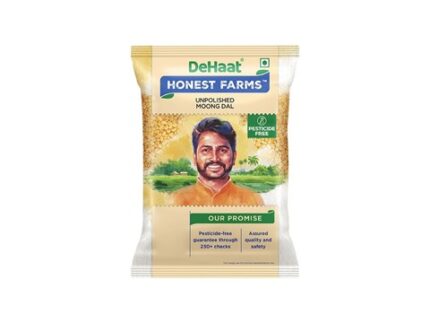 Dehaat Honest Farms Pesticide-Free Moong Dal (Dhuli) Unpolished, 500 g