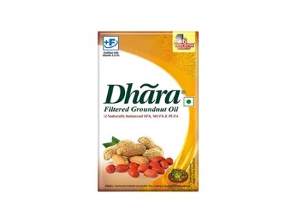 Dhara Filtered Groundnut Oil, 1 l