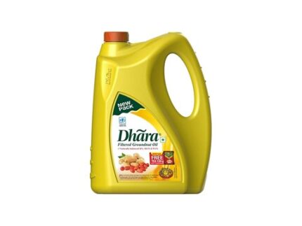 Dhara Filtered Groundnut Oil, 5 l