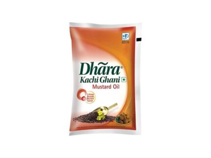 Dhara Kachi Ghani Mustard Oil, 1 l