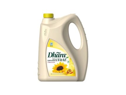 Dhara Refined Sunflower Oil, 5 l
