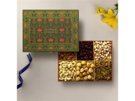 Anand Travancore Dry Fruits Gift Pack (Wooden), 450 g