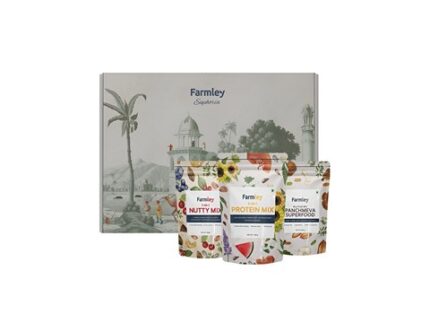 Farmley Euphoria Assorted Dry Fruits & Nuts Gift Pack, 1 pack (3 x 200 g)