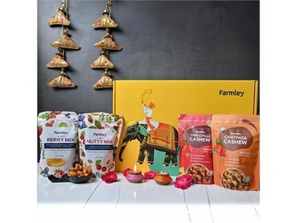 Farmley Gatherings Assorted Dry Fruits & Nuts Gift Pack, 1 pack (4 x 200 g)