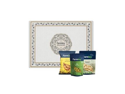 Farmley Moments Dry Fruits Gift Pack (Almonds + Cashews + Raisins) - Pack of 2, 2 x 700 g