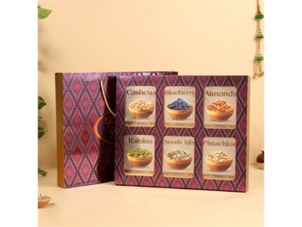Festive Delight (Cashew + Raisins + Almond + Salted Pistachio) Dry Fruits Gift Pack 800 g, 800 g