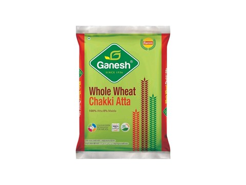 1901_5993_thumb.jpg Ganesh Whole Wheat Chakki Atta, 10 kg - Image 1