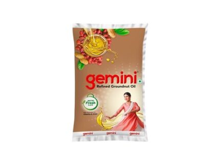 Gemini Refined Groundnut Oil, 1 l