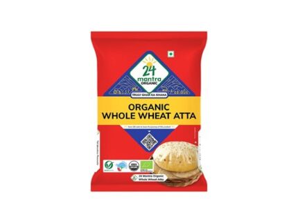 24 Mantra Organic Whole Wheat Atta, 5 kg