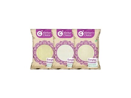 GMC Refined Wheat Flour/ Maida + GMC Besan + GMC Sooji/Rava Combo, 500 g + 500 g + 500 g