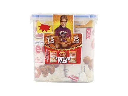 Gowardhan Pure Cow Ghee - Get Lock & Seal Container Free, 2 x 1 l