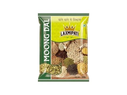 Laxmipati Green Moong Dal (Chilka), 500 g