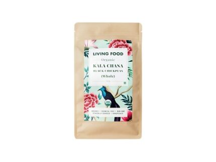 Living Food Organic Kala Chana (Whole), 500 g