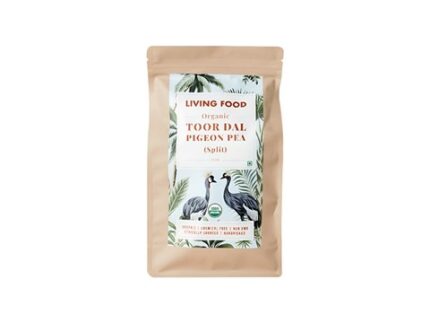 Living Food Toor Dal Organic, 500 g