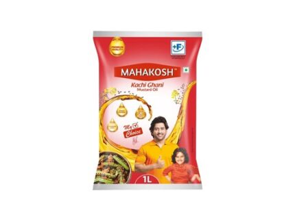 Mahakosh Kachi Ghani Pure Mustard Oil, 1 ltr