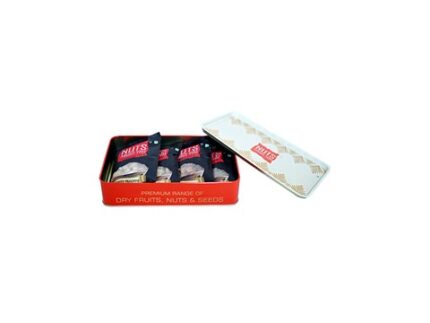Nuts About You Dry Fruits Gift Pack (Almonds + Cashews +Raisins + Pistachios) - Pack of 2, 2 x 4 x 100 g
