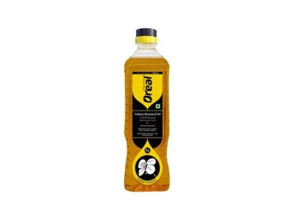 Oreal Yellow Cold Pressed Mustard Oil (From the House of Pansari), 1 l