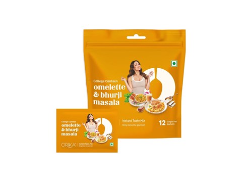 4645_550_thumb.jpg Orika College Canteen Omelette & Bhurji Masala Instant Mix, 1 pack (12 x 5 g) - Image 1