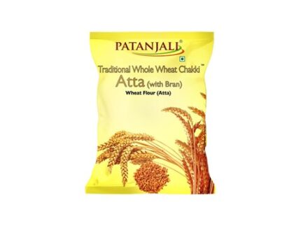 Patanjali Traditional Whole Wheat Chakki Atta (with Bran), 10 kg