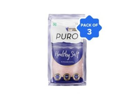 Puro Healthy Rock Salt - Pack of 3, 3 x 1 kg
