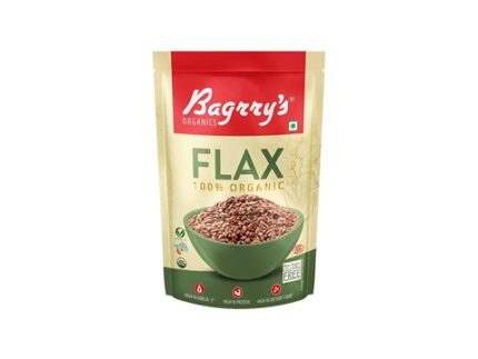 Bagrry's 100% Organic Flax Seeds With Omega 3, 250 g