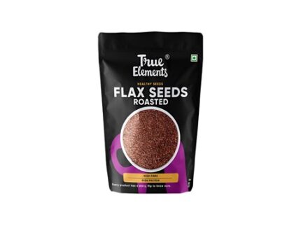 True Elements Roasted Flax Seeds, 125 g