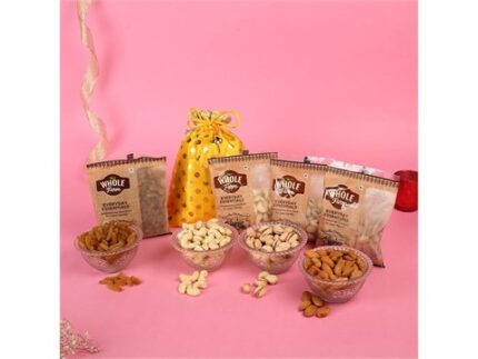Whole Farm Assorted Dry Fruit Potli, 500 g