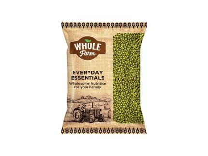 Whole Farm Premium Moong (Sabut) Green, 500 g